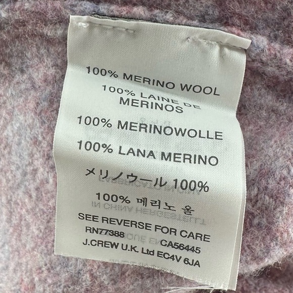 J.Crew womens sweater size M pink 100% merino wool cozy pullover - Picture 11 of 13